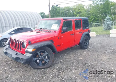 2020 Jeep Wrangler Unlimited Sport Altitude 4X4 from USA, damaged, VIN 1C4HJXDG5LW282721